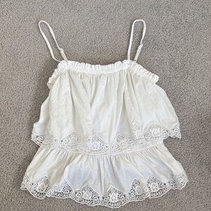 Express White spaghetti strap top